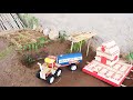 DIY How To Make Mini Agriculture Farming Village House Mini Tractor Tanker Water Part 2 Unhack
