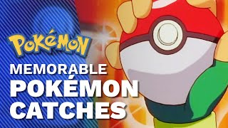 Memorable Pokémon Catches 💕 | Pokémon the Series by The Official Pokémon Channel