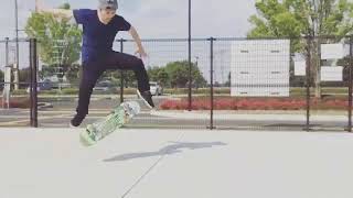 how to kick flip at 鴻巣スケートパーク！！
