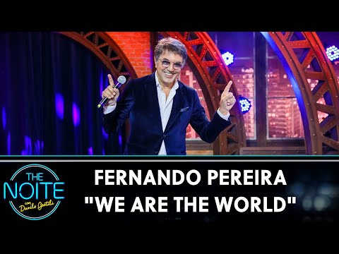 Fernando Pereira toca "We Are The World" | The Noite (25/07/22)
