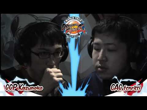 Dragon Ball FighterZ Saga 6 Japan Top 8 | Kazunoko Vs Fenritti