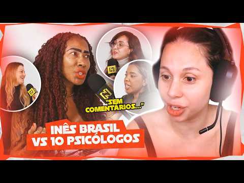 REACT INÊS BRASIL VS 10 PSICÓLOGOS - NOODTV | montanha russa de emoções !!