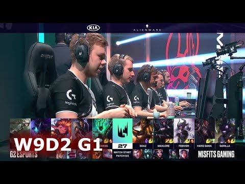 G2 eSports vs Misfits | S9 LEC Spring 2019 Week 9 Day 2 | G2 vs MSF W9D2