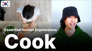 How to say 'Cook' in Korean | Must-Know Expression for Beginners