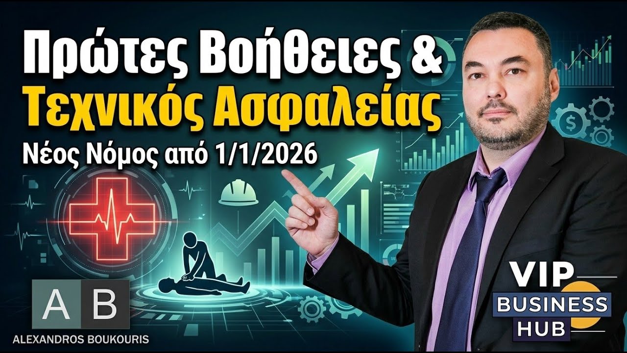 Πρώτες Βοήθειες & Τεχνικός Ασφαλείας: Τι Αλλάζει στις Επιχειρήσεις