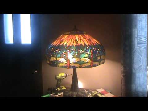 3 Tiffany style lamps