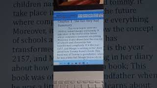 class 9th ncert book english beehive chapter 1 the fun they had  summary