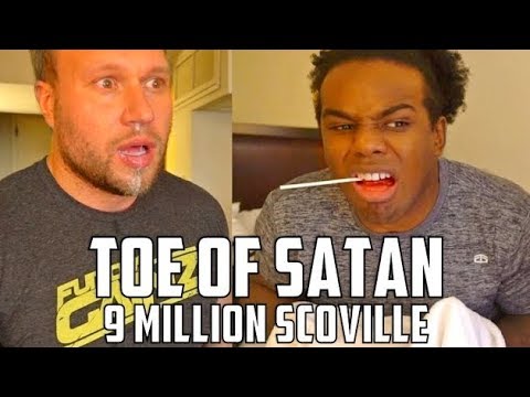 World's HOTTEST Candy Challenge w/ WWE Superstar Xavier Woods (Austin Creed) - 9 Million Scoville Video