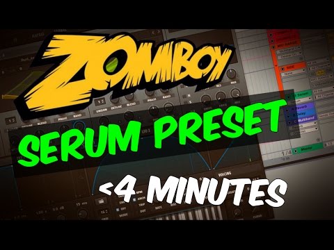 Make Wild ZOMBOY - Invaders Style Bass In Serum In 4 Minutes (+ FREE Preset)