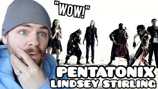 First Time Hearing Pentatonix &amp; Lindsey Stirling &quot;Radioactive&quot; Reaction