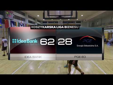 Idea Bank vs PGE EO - II kolejka - Warszawa - Koszykarska Liga Biznesu
