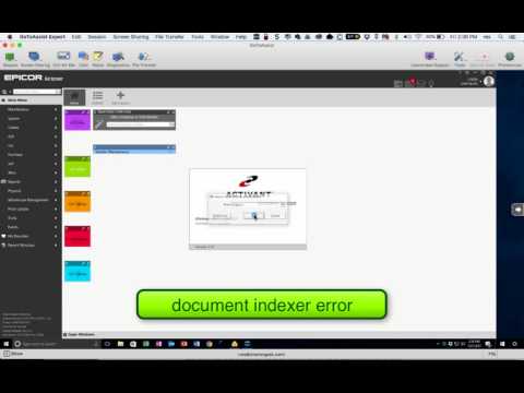 2017 07 21 EPICOR Solar Eclipse Document Indexer Error