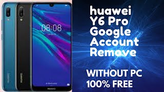 Huawei Y6 Pro 2019 (MRD-LX2) Google Account Bypass (100% Free Without PC)