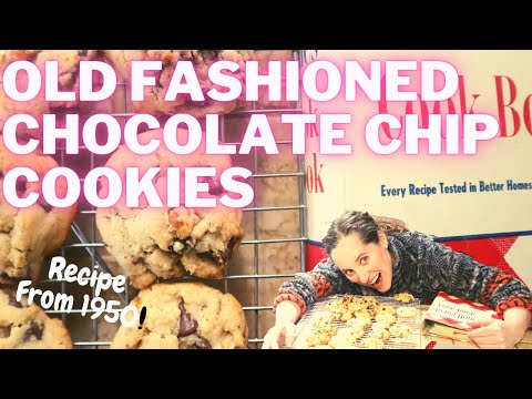 Old Fashioned CHOCOLATE CHIP COOKIE Recipe! QUICK & EASY Recipe From 1950!