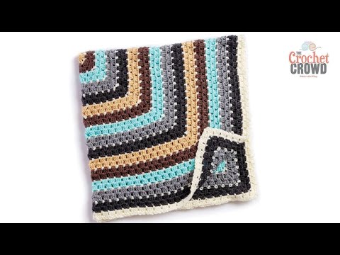 Left Hand Crochet for Beginners Baby Blanket Pattern The Crochet Crowd