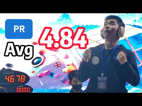 Beat Max and Tymon! 4.84 3x3 WR2 Avg Ruihang Xu