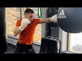 GEORGE KAMBOSOS JR UNLOADS ON HEAVY BAG IN PREPARATION FOR LOMACHENKO OR DEVIN HANEY FIGHT!