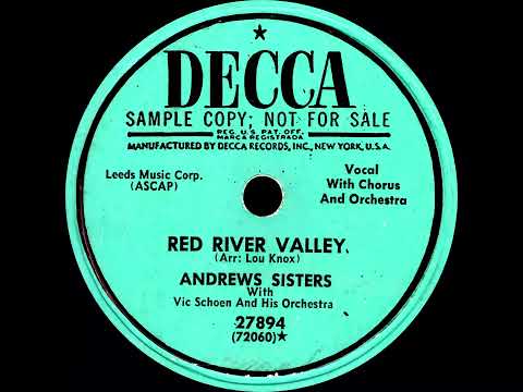 Red River Valley / Down in the Valley - Andrews Sisters (1951)