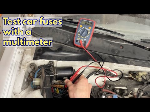 How to test car fuses with a multimeter