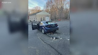 Car backs into Wolcott gun shop as suspects allegedly steal weapons