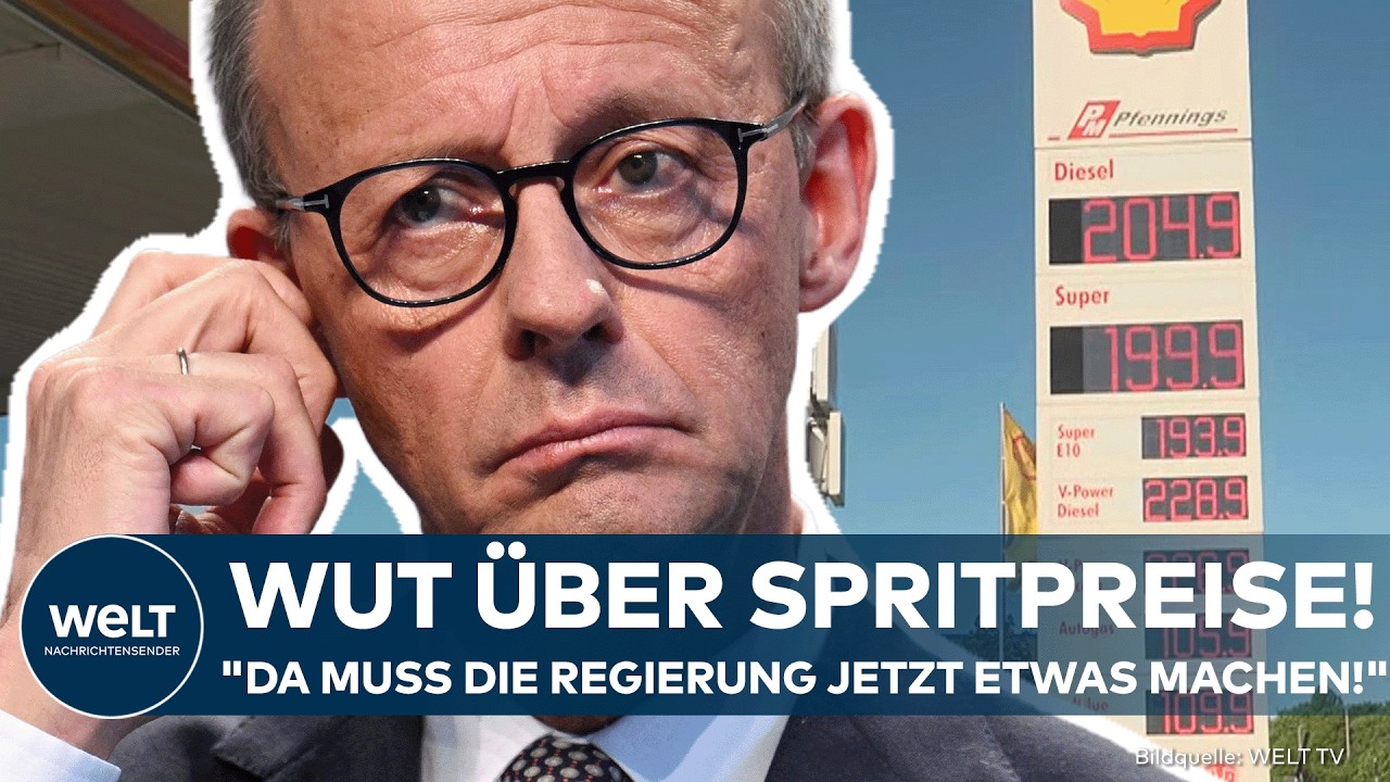 DEUTSCHLAND: Wut über Spritpreise – Tankrabatt zurück? "Da muss die Regierung jetzt etwas machen!"