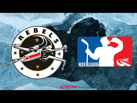 Rebels v Hat Trick Swayzes - B4 - 20th January - iceHQ Beer League ice hockey