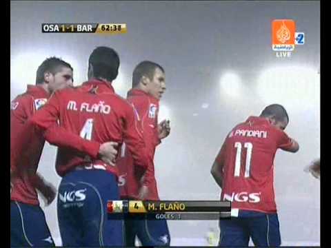 Osasuna Barcelona 2-3 (1-1) Felano day18 LaLiga 08-09