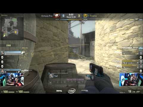 ESL ONE - Virtus Pro VS Fnatic - Taz with a P250