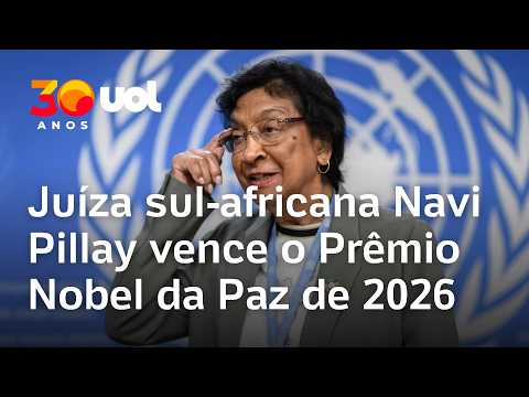 Juíza sul-africana Navi Pillay vence o Prêmio Nobel da Paz de 2026