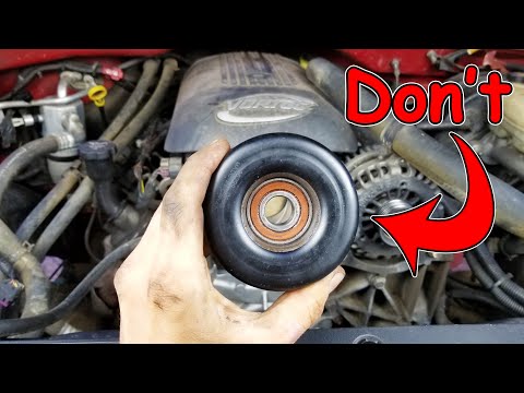 DON'T Buy New Tensioner Pulleys! WASTE OF MONEY!