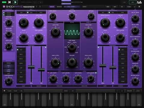 Shockwave Pashe Destructor synth iOS App