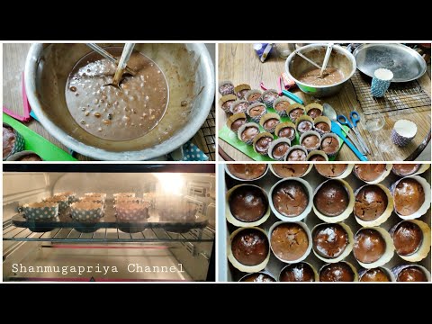 நள்ளிரவில் நான் செய்த Eggless Cup Cake//Shanmugapriya Channel Vlogs in Tamil