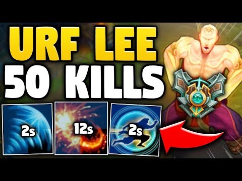 WHEN A MASTER LEE SIN DROPS 50 KILLS IN URF MODE... | INSANE URF LEE SIN PLAYS - League of Legends