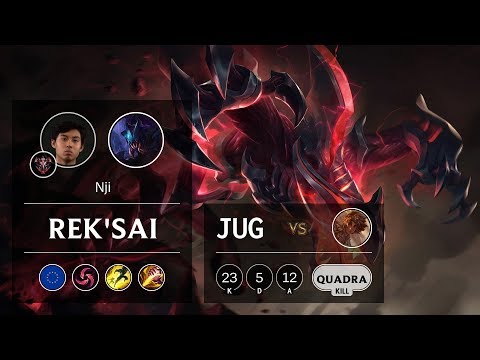 Rek'Sai Jungle vs Taliyah - EUW Grandmaster Patch 10.1