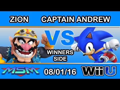 MSM 60 - LooK | Zion (Zelda) vs LH | Captain Andrew (Sonic) Winners Side - Smash Wii U
