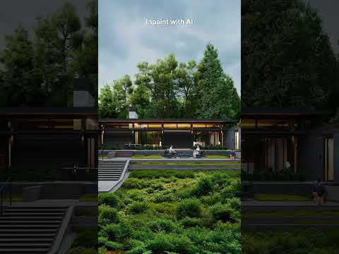 With D5, you can render realistic images and enhance them with AI #d5render #shorts  #architecture