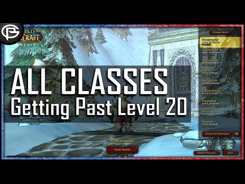 WoW Classic - All Classes Compared to get past 20