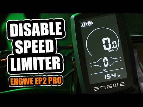 ENGWE EP2 PRO UNLOCK SPEED SETTINGS ON YL80C DISPLAY PLUS FULL SET UP GUIDE