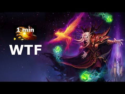 1 min Midas Invoker WTF - Dota 2