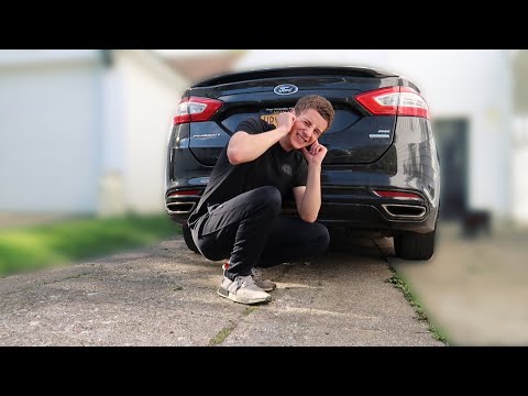 STRAIGHT PIPED Ford Fusion : Crazy Exhaust!