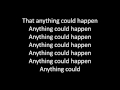 Ellie Goulding - Anything Could Happen - lyrics -onscreen