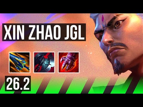 XIN ZHAO vs KHA'ZIX (JGL) | 41K damage | KR Master | 26.2