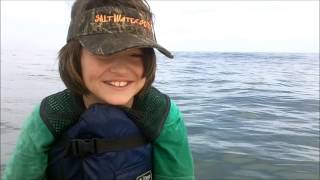 preview picture of video 'Kayaking Fishing at the Rigs with SharkboyHunter'