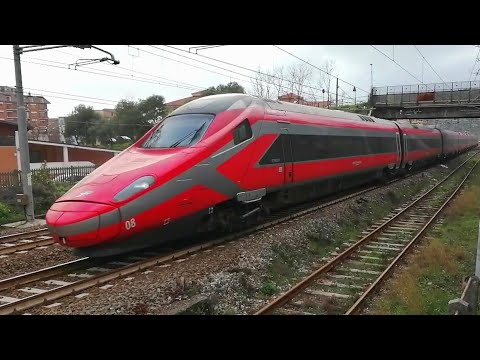 Frecciarossa 8867 Roma Termini - Reggio Calabria centrale. Sapri 11-03-2023. Etr 600 08