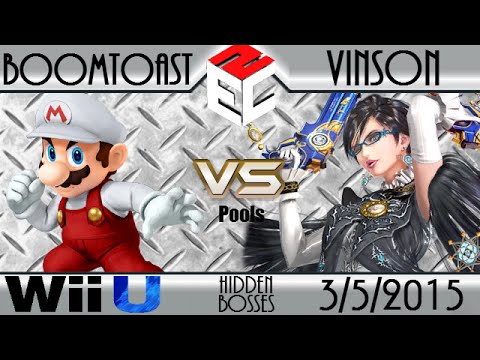 Hidden Boss (Pools): Vinson (Bayonetta) vs. Boomtoast (Mario)