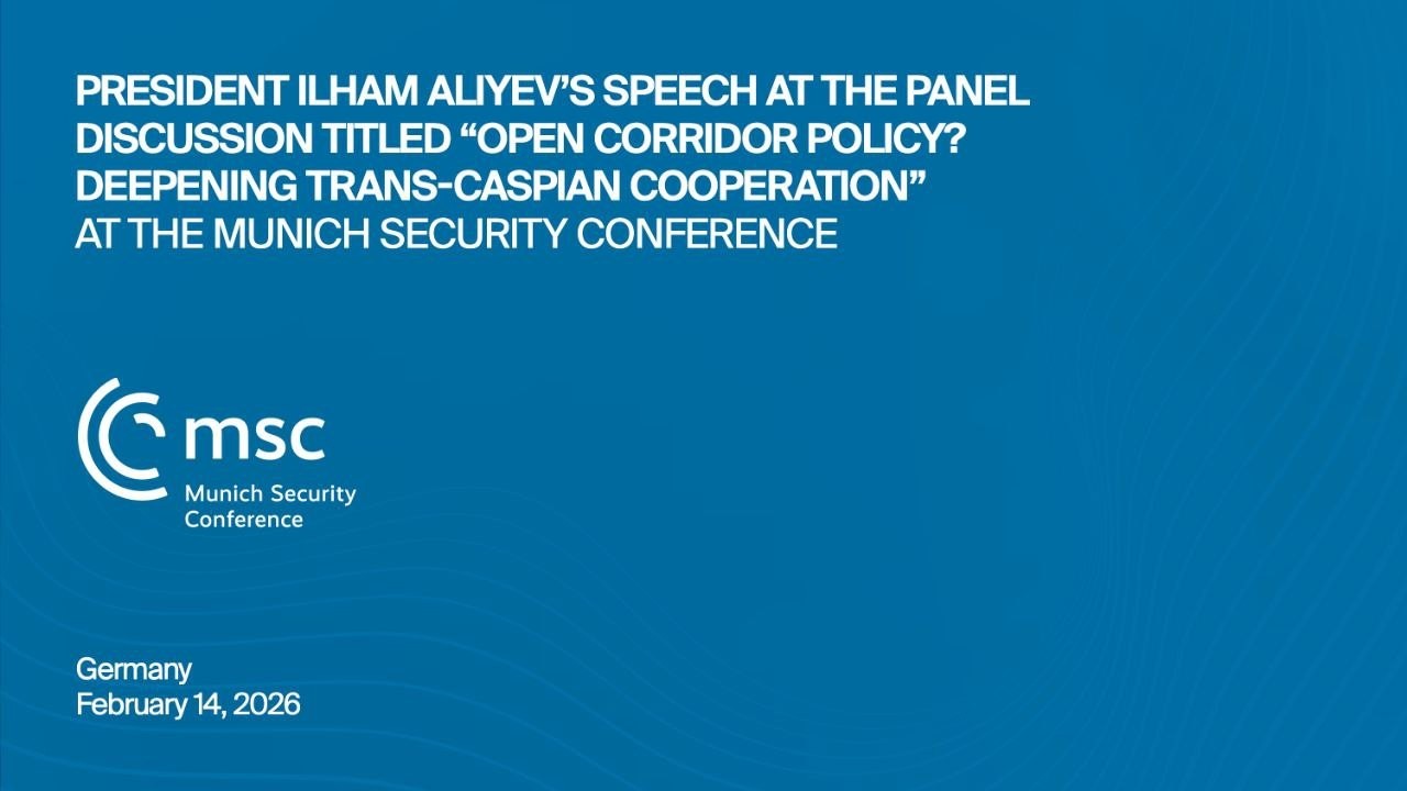 İlham Əliyev Münxendə panel müzakirədə iştirak edir