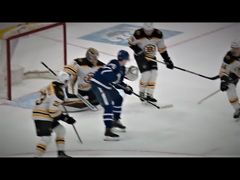 Nick Abruzzese Scores His First NHL Goal For The 3-1 Leafs' Lead