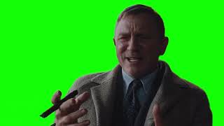 Benoit Blanc "it makes no damn sense...compels me, though" Knives Out green screen