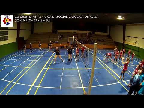 2DF de Voleibol de Castilla y Leon: CD Cristo Rey - Casa Social Católica de Ávila 21/10/2017