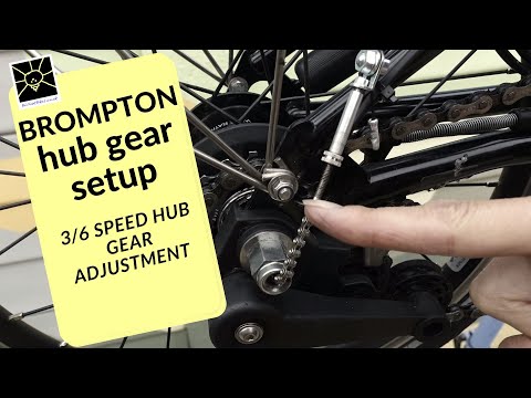Brompton hub gear setup - Sturmey Archer 3 / 6 / 12 speed